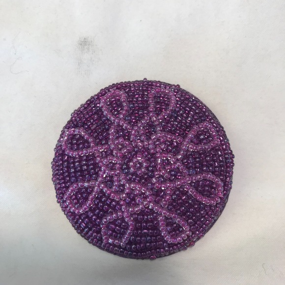 Avon Other - Mark by Avon 2005 Karmala Beaded Mirror purple